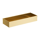 Uni Duschkorb,  30 x 5 x 11 cm   Gold gebürstetet (GLB)