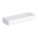 Uni Duschkorb,  30 x 5 x 11 cm  Weiß matt (WM) UN10335WM