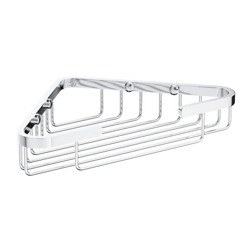 Uni Duschkorb Eck, 18 x 18 x 4 cm Chrom glänzend (CR) UN3601CR