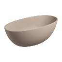 Shell M+ freistehende Badewanne, 160 x 75 cm  dune beige matt (DB) 