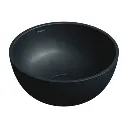 Shell M+  Aufsatzwaschtisch, Ø35 cm Black lava matt (BLV) SHELL350UNBLV