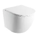 Ottawa Wand-WC SILENT POWER™ mit WC-Sitz mit Absenkautomatik, 49 x 37 cm  Weiß matt (BM)