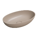 Shell M+  Aufsatzwaschtisch, 60 x 35 cm dune beige matt (DB) SHELLUNDB