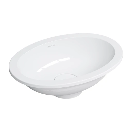 Shell M+  Unterbauwaschtisch,  38 x 25 cm Weiß glänzend (BP) SHELL380UPBP