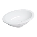 Shell M+  Unterbauwaschtisch,  38 x 25 cm Weiß glänzend (BP) SHELL380UPBP