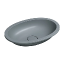 Shell M+  Unterbauwaschtisch 48 x 31 cm Ash grey matt (AG)