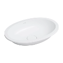 Shell M+  Unterbauwaschtisch 48 x 31 cm Weiß matt (BM) SHELL480UPBM
