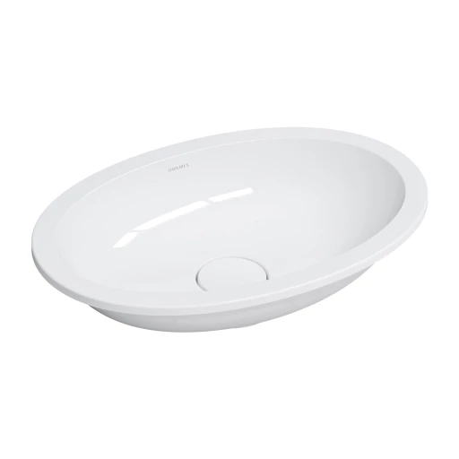 Shell M+  Unterbauwaschtisch 48 x 31 cm Weiß glänzend (BP) SHELL480UPBP