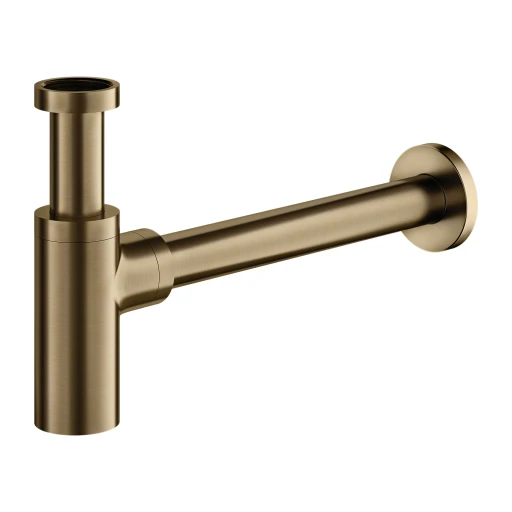 SIPHON Dekorativer Waschtisch Siphon Antike Bronze gebürstet (BR) A186BR