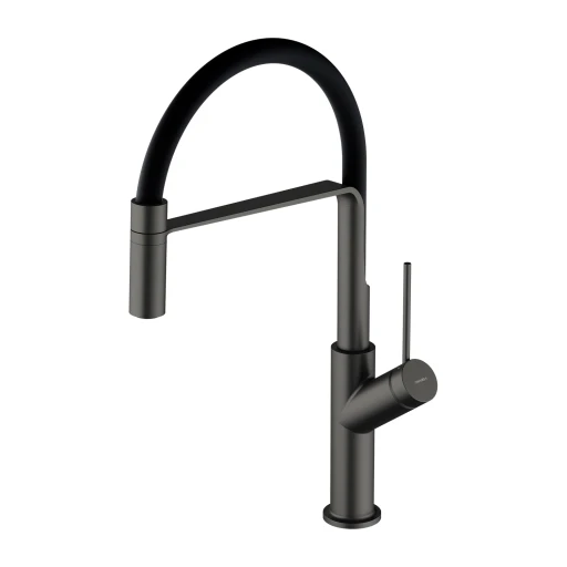 Vita Küchenarmatur mit ausziehbarem Auslauf Graphit gebürstet (GR) (Kopie)