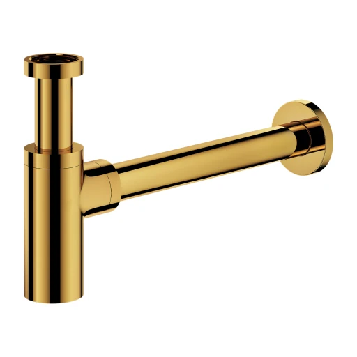 Siphon Dekorativer Waschtisch Siphon  Gold poliert (GL)