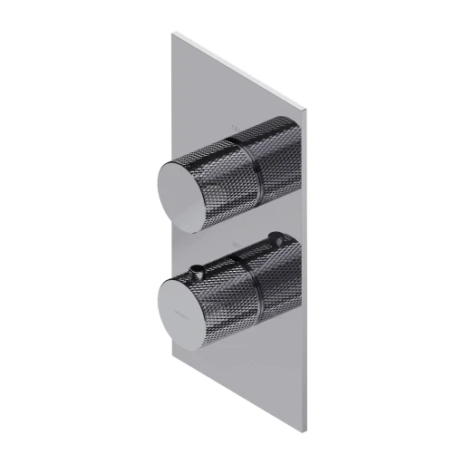 Contour Unterputz-Badewannen- und Duscharmatur mit Thermostat Chrom poliert (CR) CT8036CR