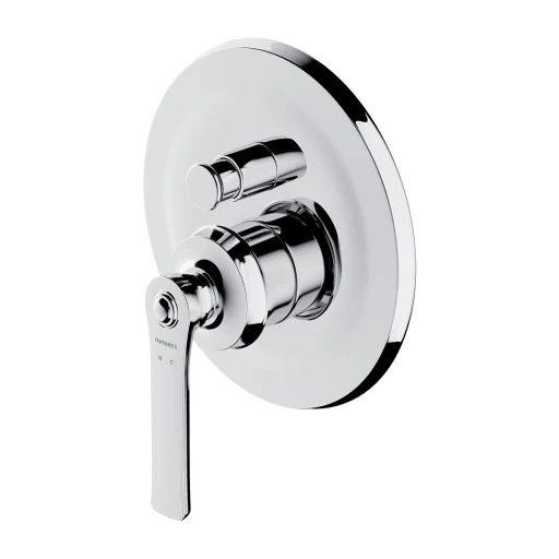 Armance Unterputz-Badewannen- und Duscharmatur Chrom poliert (CR) AM5235CR