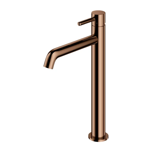 Y Waschtischarmatur hoch, Kupfer poliert (CP)