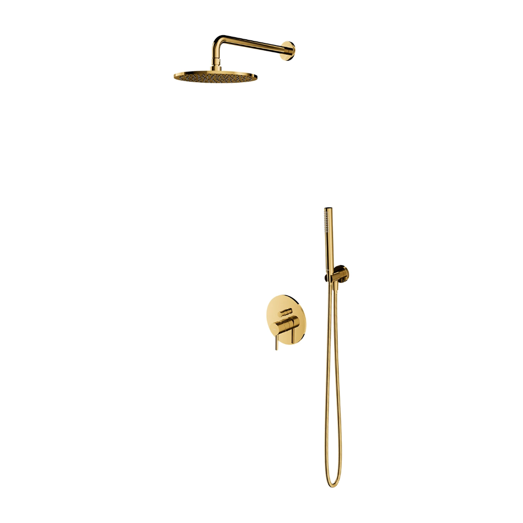 Y Unterputz-Duschsystem Gold poliert (GL) SYSY19GL