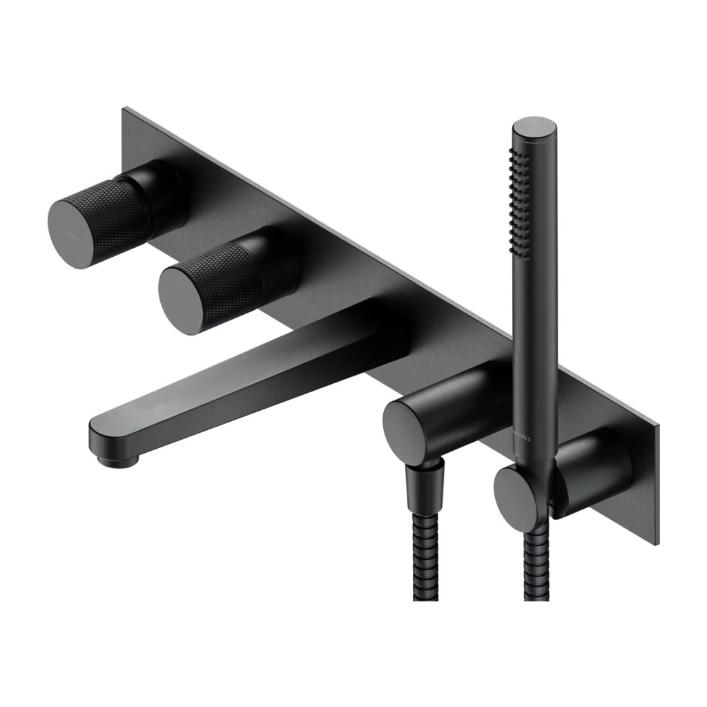 Contour Unterputz-5-Loch-Badewannenarmatur Anthrazit gebürstet (AT) CT8037-1AT
