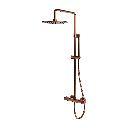 CONTOUR Aufputz-Duschsystem mit Thermostat Kupfer gebürstetet (CPB) CT8044CPB