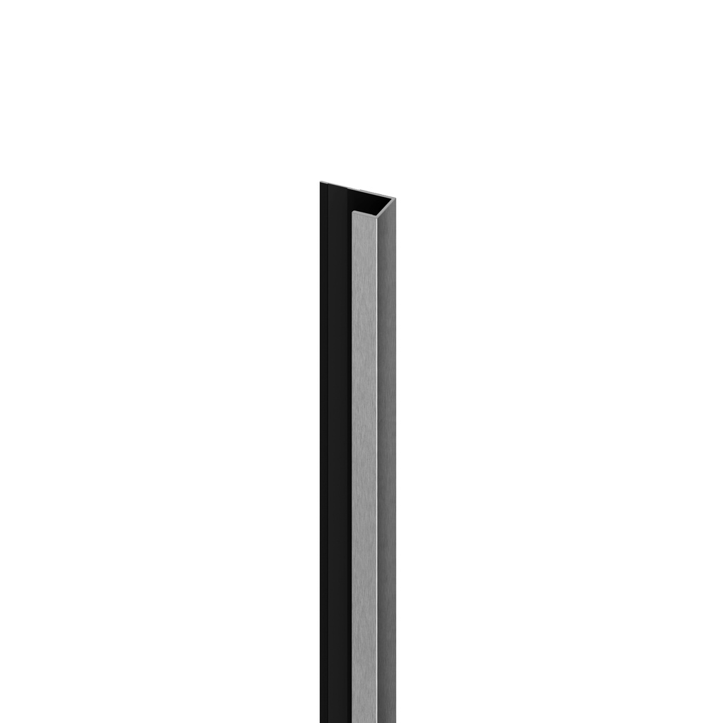 Abschluss Profil  MPC Paneele XL Brushed Steel 300cm