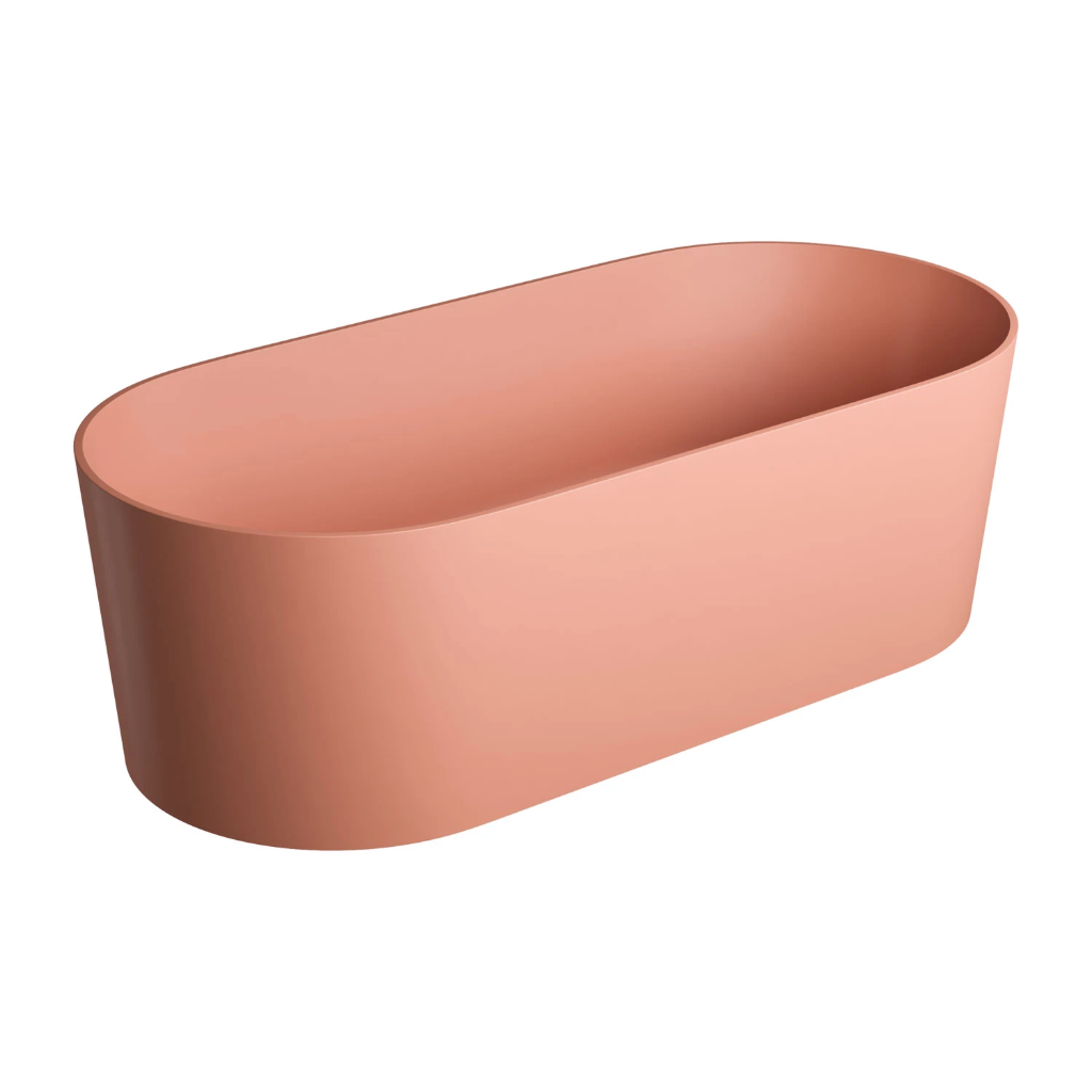 OVO M+ Freistehende Badewanne, 160 x 75 cm, Coral matt (CO) OVOWWCO