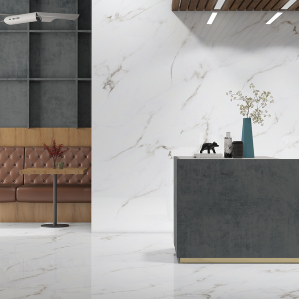 60×120cm Endless Love Bianco Signorina Hochglanz 9mm