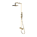 Y Aufputz-Duschsystem Gold poliert (GL) Y1244MGL