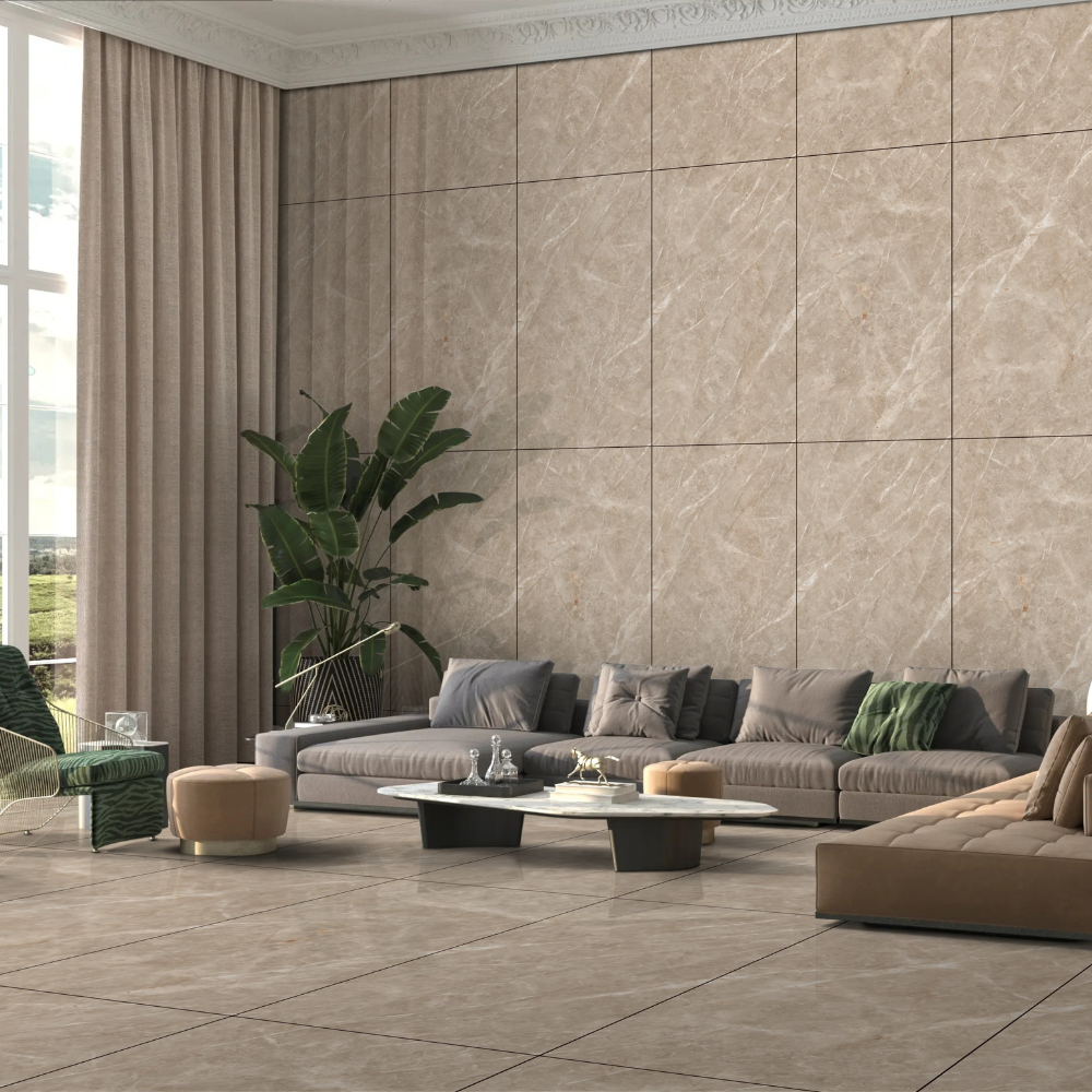 Infinity Rayon Ocre Hochglanz 60x120x0,9cm (Flooravita)