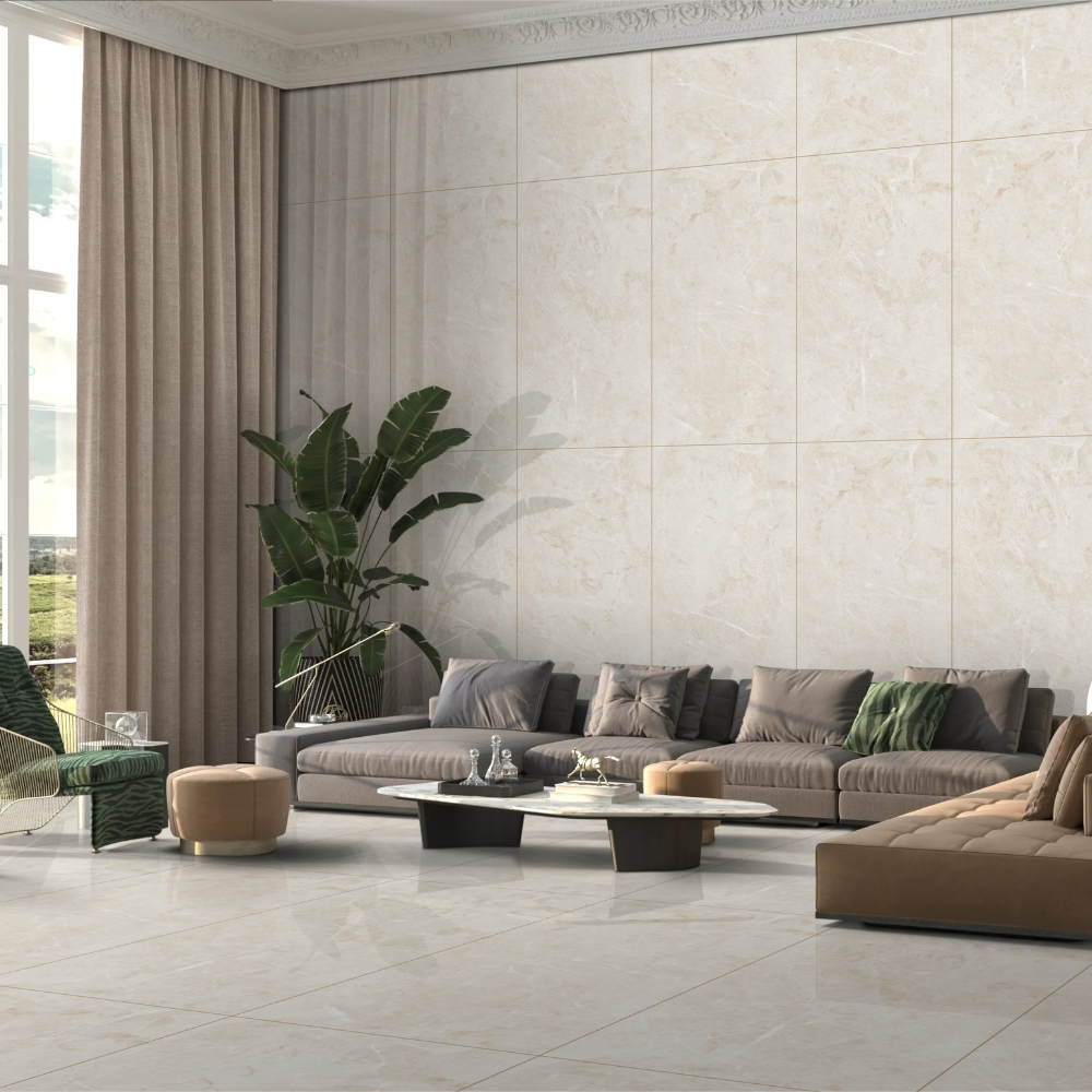 Infinity Sumatra Crema Hochglanz 60x120x0,9cm (Flooravita)