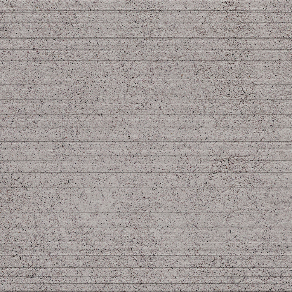 60x120cm Relief Besana Grey Halbpoliert