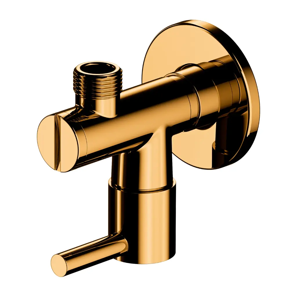 Eckventil Gold poliert (GL) 8857GL 