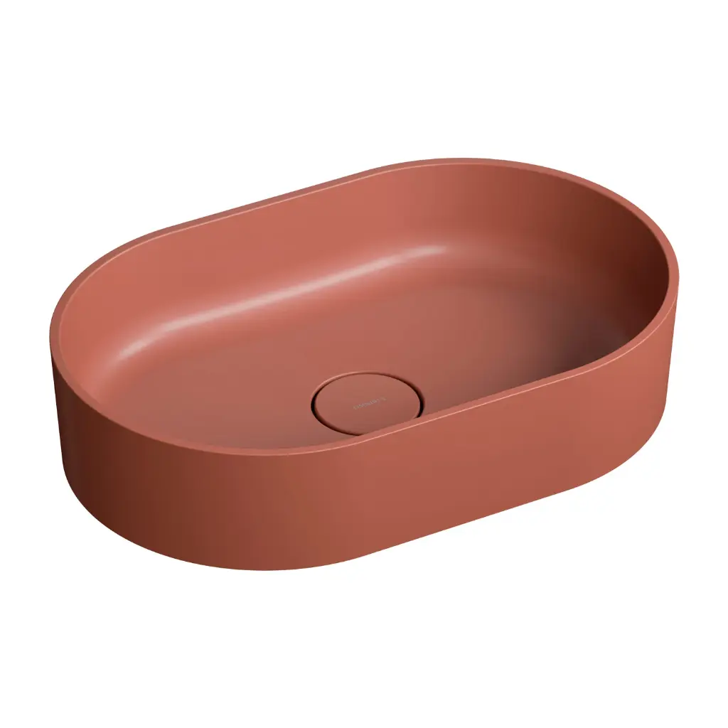 Ovo M+ Aufsatzwaschtisch, 55 x 36 cm Terracotta matt (TE) OVOUNTE