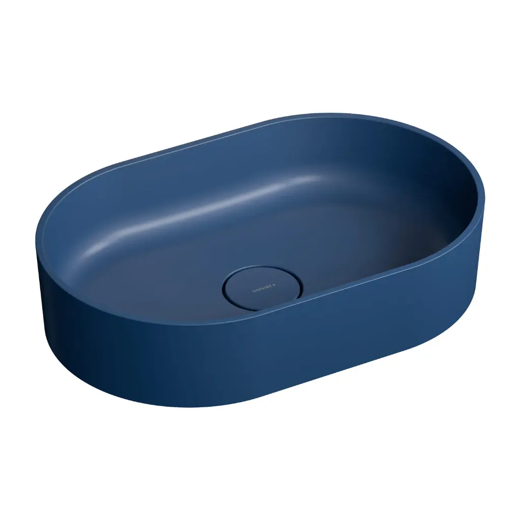 Ovo M+ Aufsatzwaschtisch, 55 x 36 cm Midnight blue matt (MB) OVOUNMB