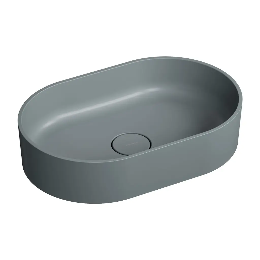 Ovo M+ Aufsatzwaschtisch, 55 x 36 cm Ash grey matt (AG) OVOUNAG