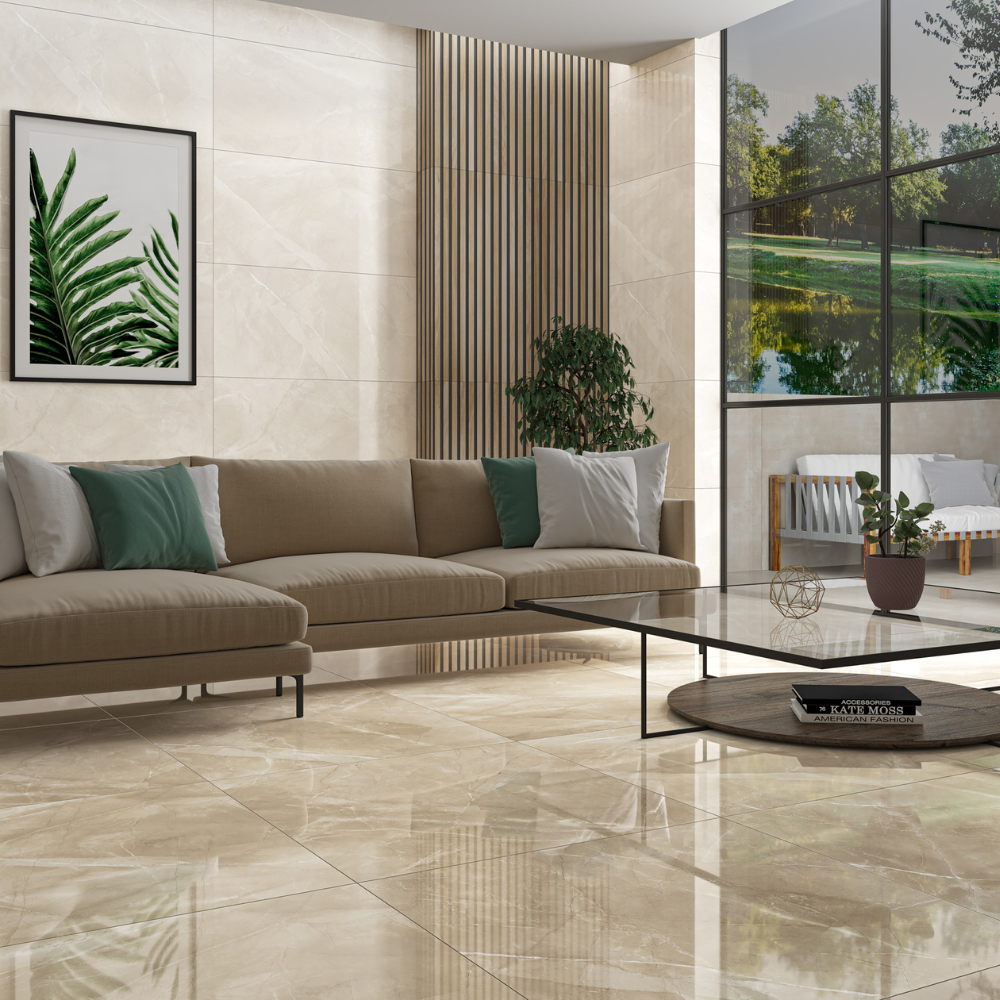 120x120cm Vivalto Moka Hochglanz 9 mm