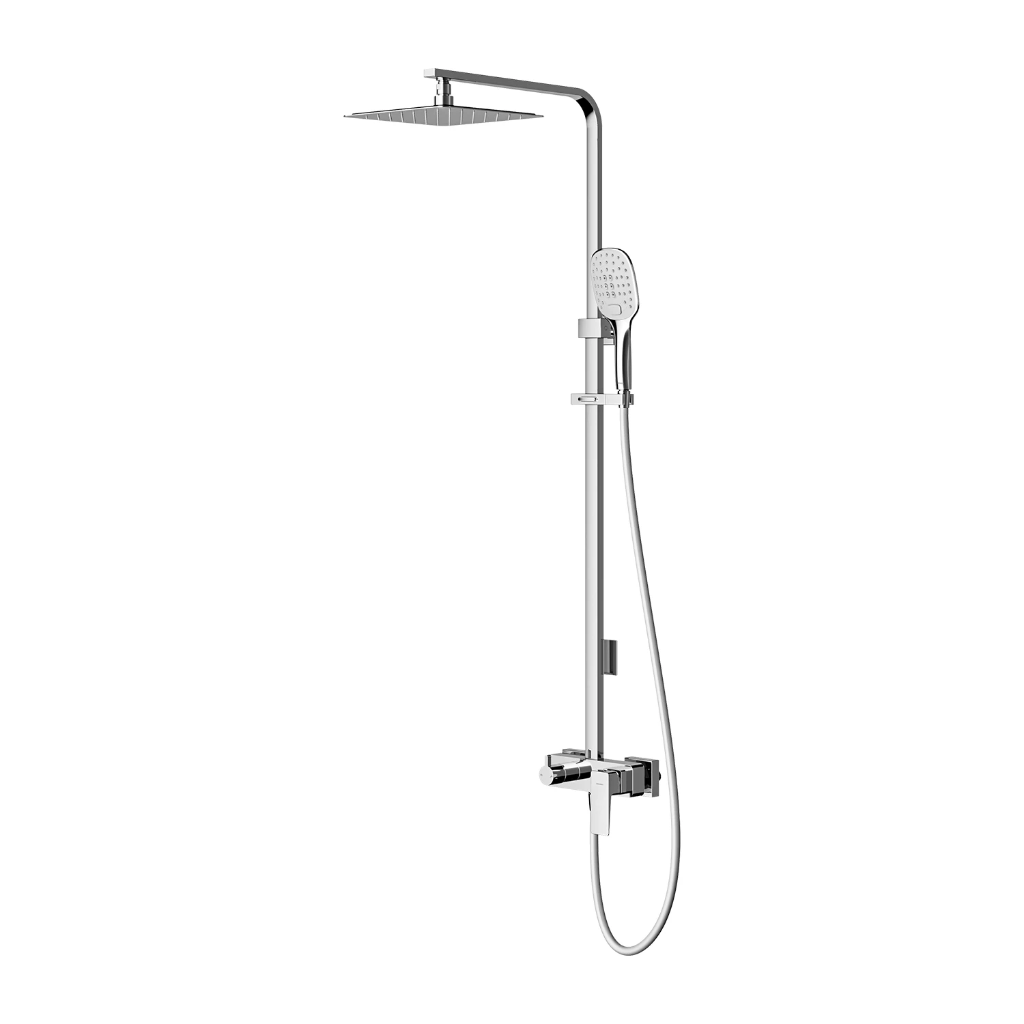 Parma Aufputz-Duschsystem PM7444CR Chrom Poliert