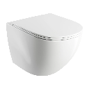 OTTAWA Wand-WC mit WC-Sitz mit Absenkautomatik, 49 x 37 cm OTTAWAMWBP