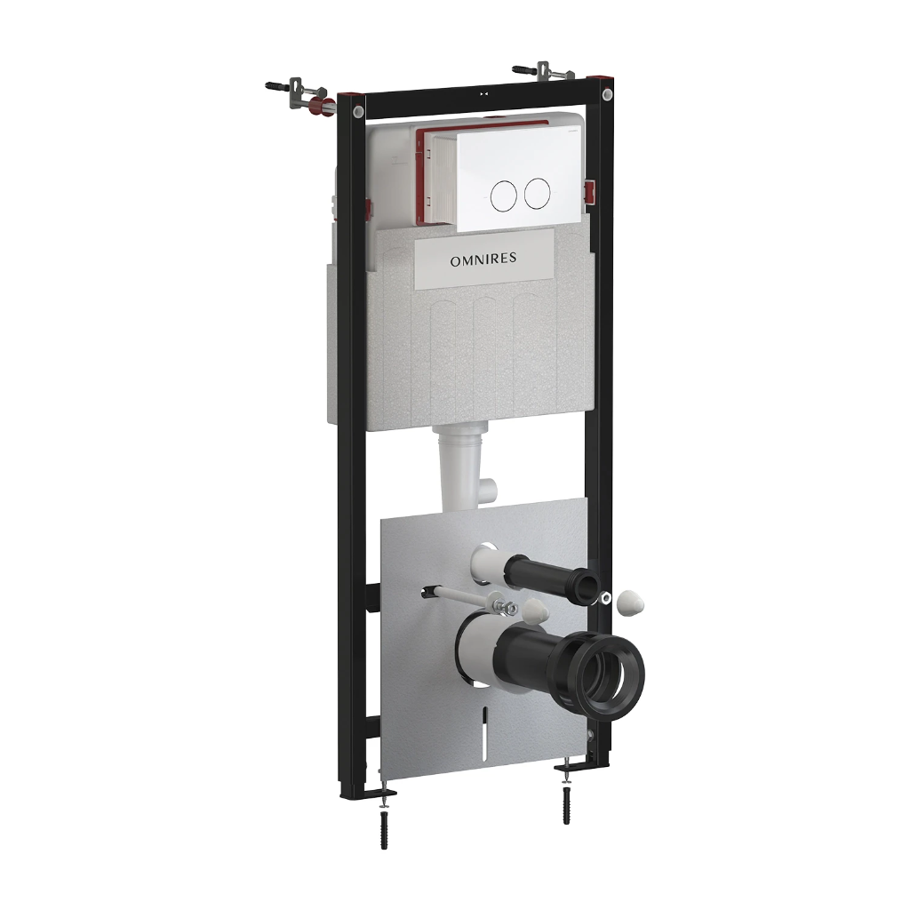 Flush SET STRONGFRAME Vorwandelement + MINIMAL WC-Betätigungsplatte STFWC1M-RBP