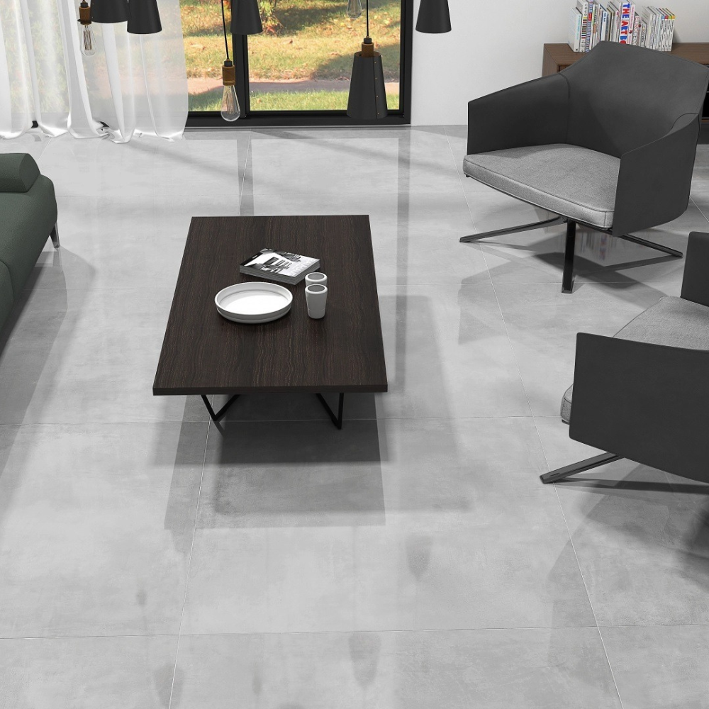 120x120cm Kadence Perla Hochglanz  9mm 