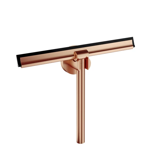 Uni Glaswischer mit Wandhalter Kupfer gebürstetet (CPB) UN10910CPB