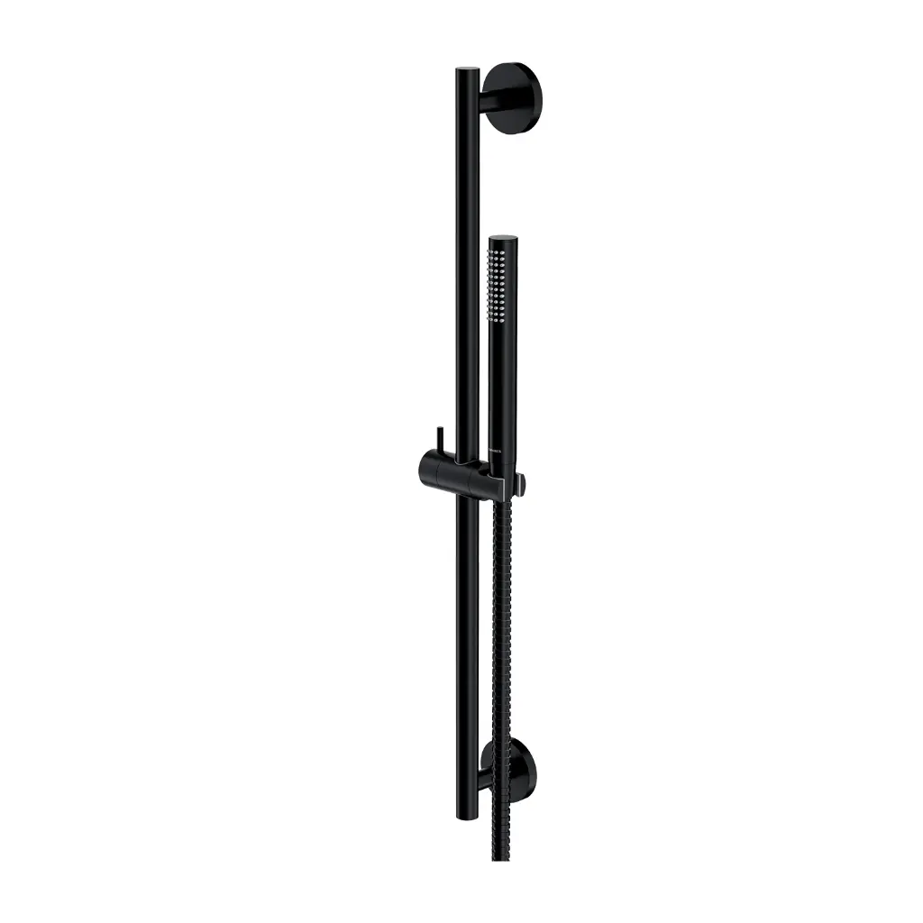  MICROPHONE Schiebe-Duschstange-Duschsystem Schwarz seidenmatt (BLH) MICROPHONE-SBL