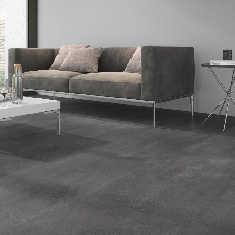 Fliesen- Klebe Vinyl Oxyde Silver Black 457,2 x 914,4 x 2,5mm (OFD-055-077)