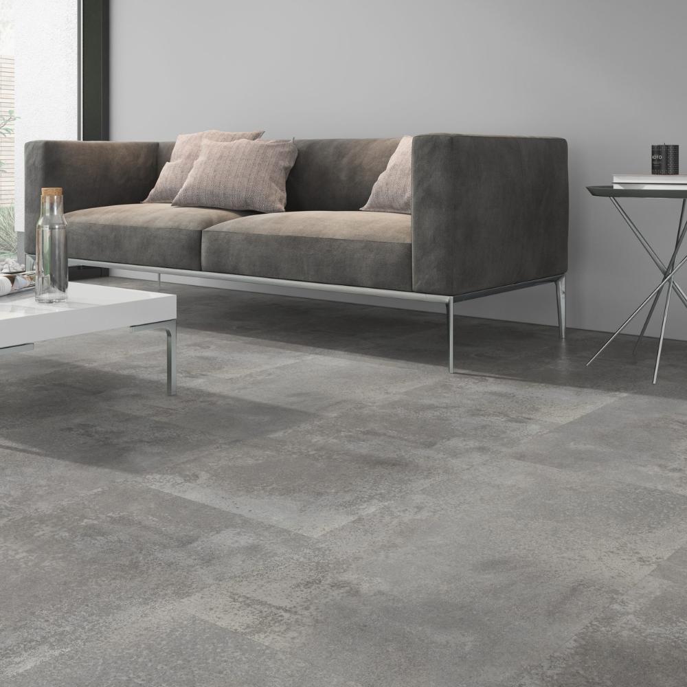 Fliesen- Klebe Vinyl Oxyde Light Grey 457,2 x 914,4 x 2,5mm (OFD-055-078) 