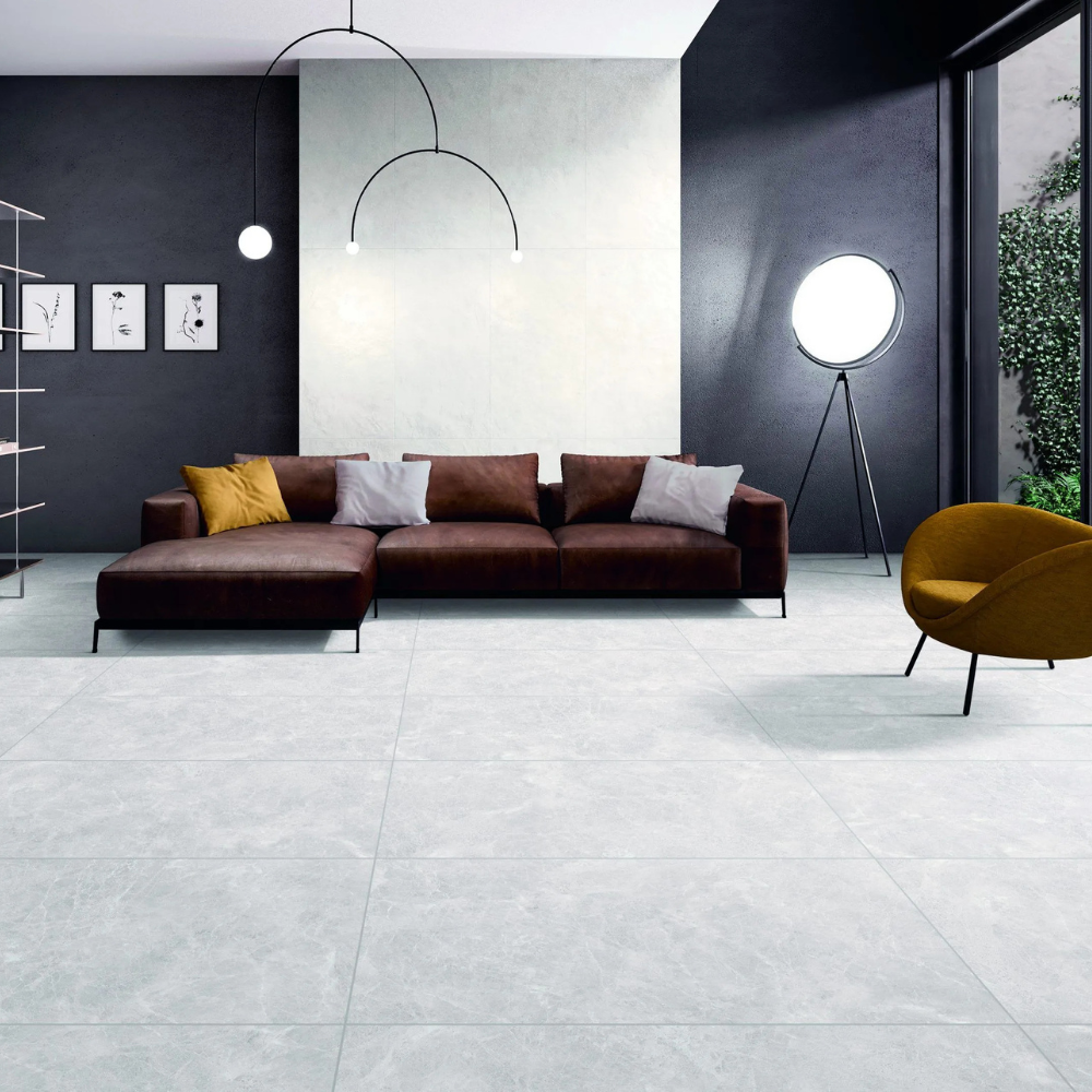 60x120cm Walhalla Weiß Hochglanz 9mm