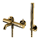 Y Badewannenarmatur mit einem Brause-Set Gold poliert Y1231GL
