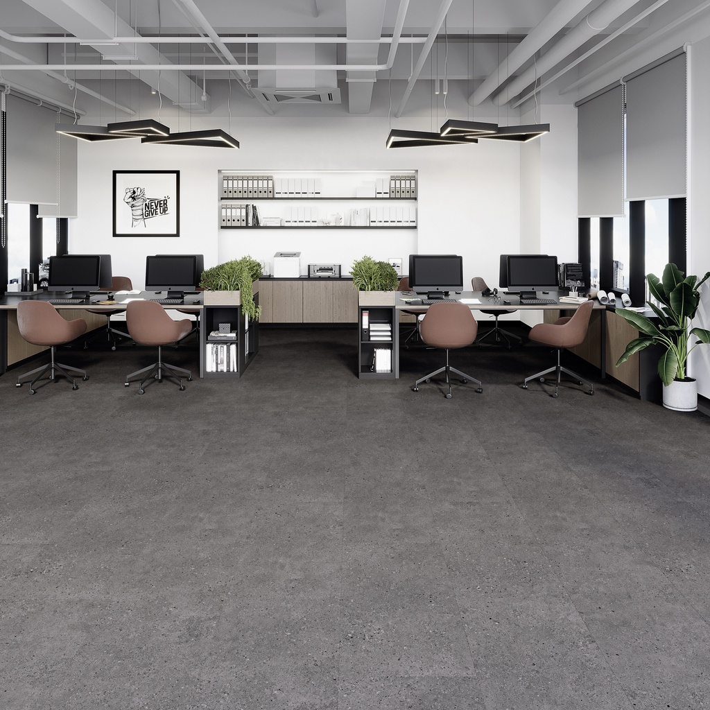 DESIGN 555 Evolut 921 Grey Terrazzo Click Vinyl 6,0mm/NS 0,55  85,6 cm x 42,8 cm 