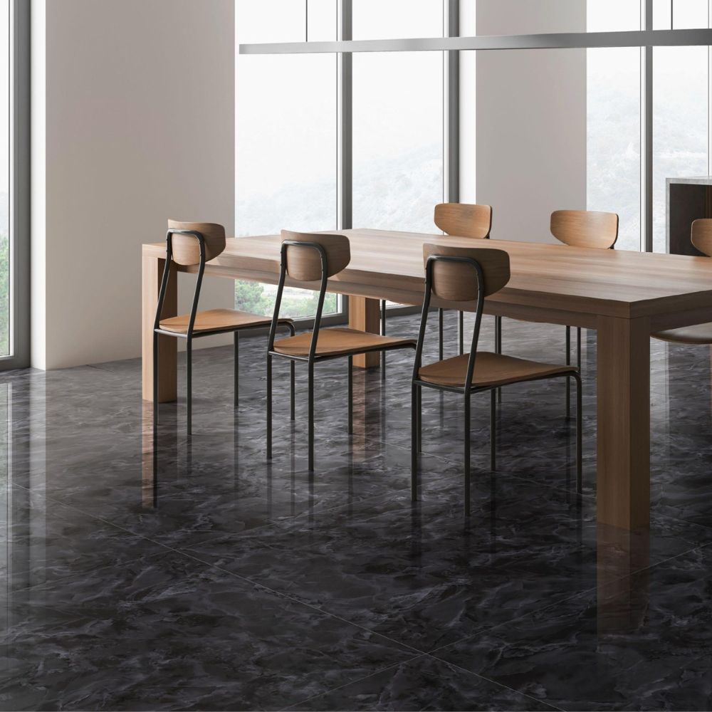 60x120cm  Endless Love ONYX Black Hochglanz  9mm