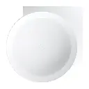 OVO M+  Runde Eckbadewanne, 120 x 120 cm Weiß glänzend (BP) OVO120WNBP