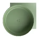 OVO M+  Runde Eckbadewanne, 120 x 120 cm Olive matt (OL) OVO120WNOL