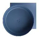 OVO M+  Runde Eckbadewanne, 120 x 120 cm Midnight blue matt (MB) OVO120WNMB