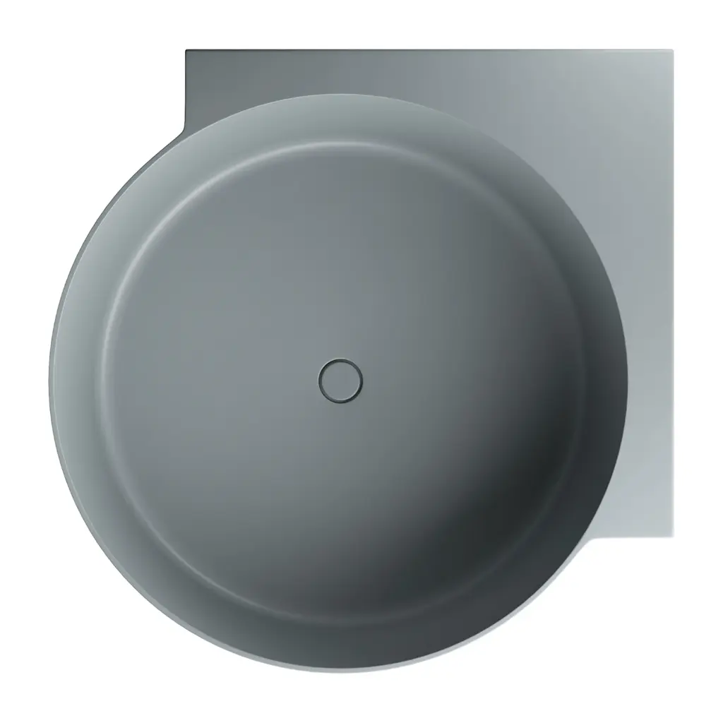 OVO M+  Runde Eckbadewanne, 120 x 120 cm Ash grey matt (AG) OVO120WNAG
