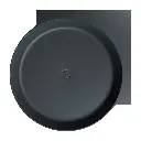 OVO M+  Runde Eckbadewanne, 120 x 120 cm Black lava matt (BLV) OVO120WNBLV